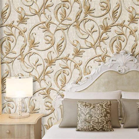 Damask Wallpaper for Walls, Cream 57 sq.ft | Eurotex