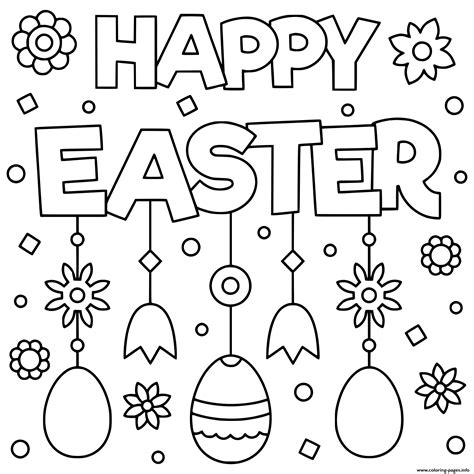 Printable Easter Colouring - Printable Calendars AT A GLANCE