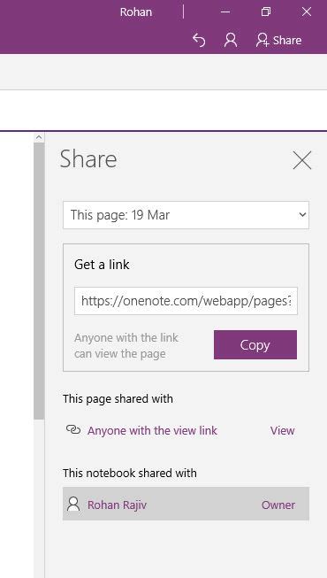 Image result for OneNote Share Section