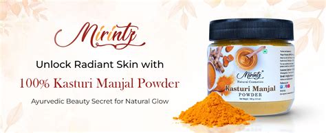 Mirintz 100% Natural Kasturi Manjal Powder | (100 gms) Pure Wild ...