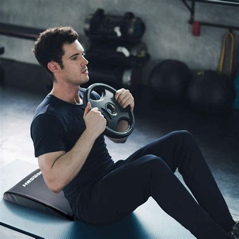 HRSWSEI Fitness Abdominal Mat, Ab Exercise Mat for Sit Ups, Original Ab ...