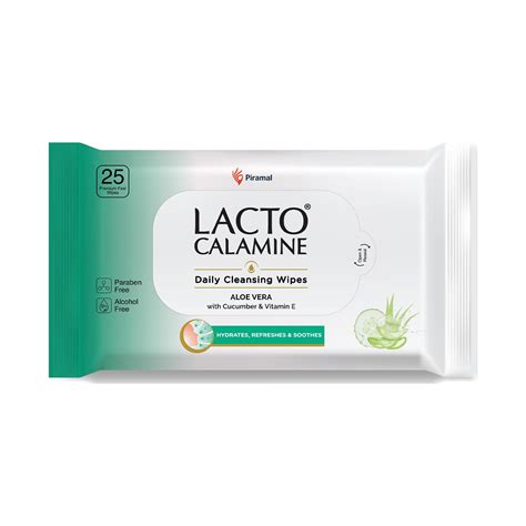 Buy Lacto Calamine Daily Cleansing Face Wipes Online - Wellify