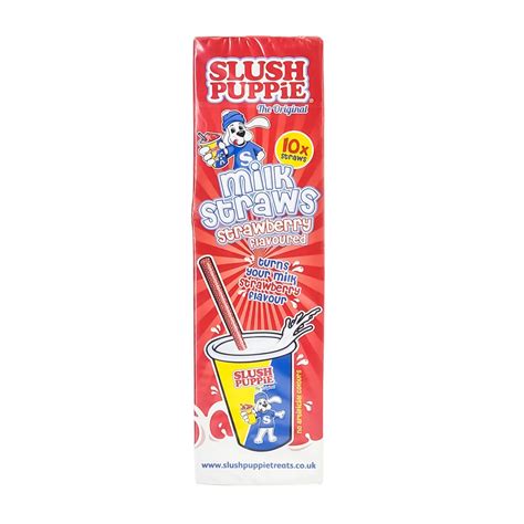 Slush Puppie Milk Straws Srawberry Flavour – KidsCity.in