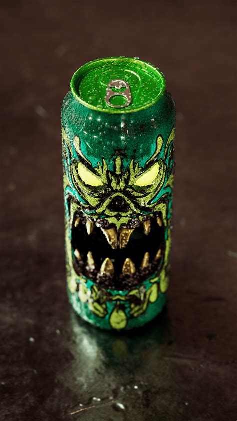 Image result for Exploding White Monster Can