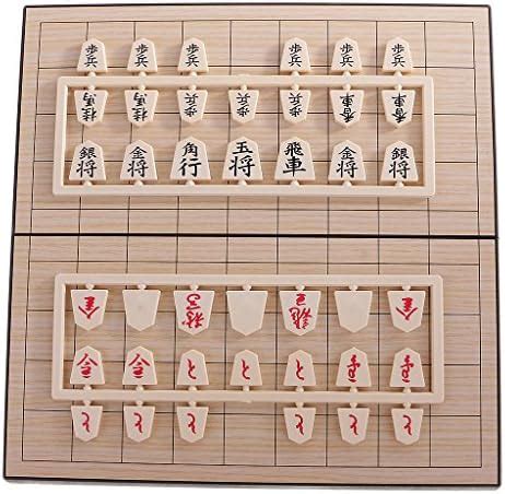 UJEAVETTE® Japanese Chess Classical Shogi Game Set with Wooden Board ...