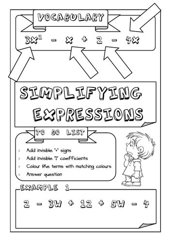 Image result for Simplifying Simple Expressions