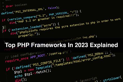 10 PHP Frameworks to Use in 2023 | TechnoBrains