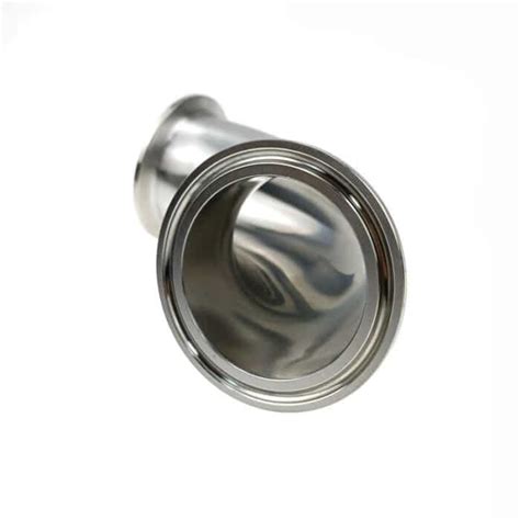 Stainless Steel 90° Tri-Clamp Ferrule Elbow - Compatible with Tri ...