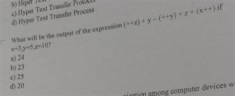 Predict the output of the following - Brainly.in