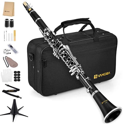 Amazon.com: Vangoa Bb Clarinet, B Flat Beginner Student Clarinet Bb ...