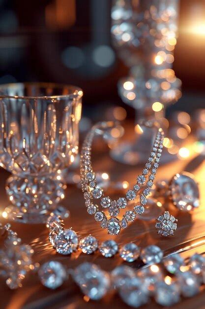 A promo banner displaying 3drendered elegant jewelry pieces | Premium ...