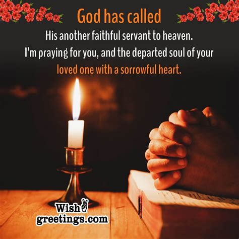 Christian Condolence Messages - Wish Greetings