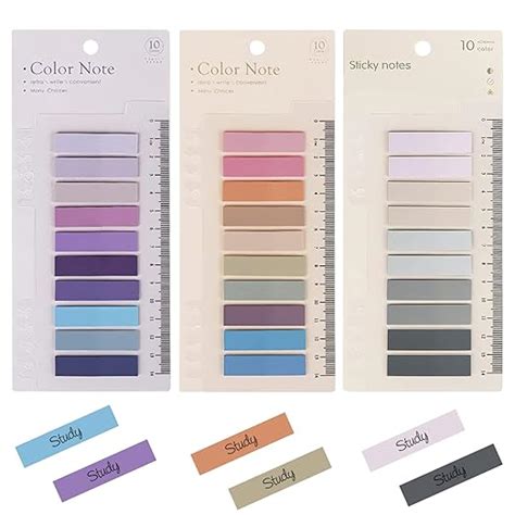 ExeQianming Page Markers, Sticky Index Tabs, 600 Colored Sticky Index ...