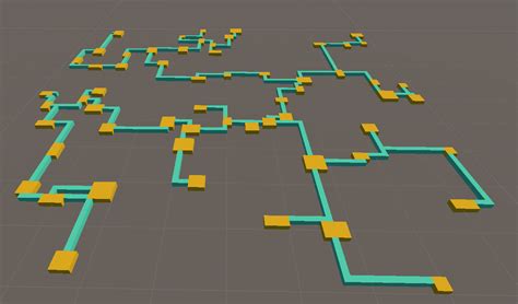 Unity Random Dungeon Generation 的图像结果