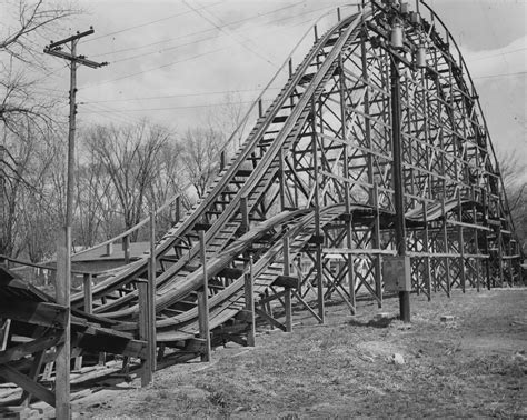 1950s Dips Roller Coaster at Buckeye Lake Amusement Park