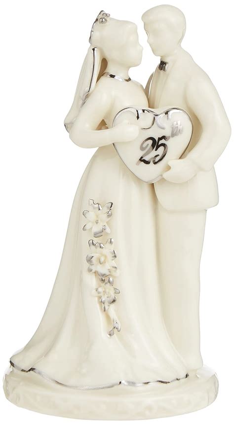 Cosmos Gifts 30716 Ceramic 25th Anniversary Couple Figurine, 4-3/4-Inch ...