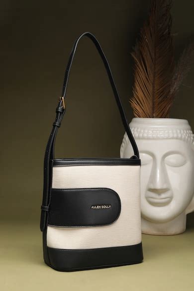 Allen Solly Woman Handbags, Women Black Casual Handbag for Bags at ...