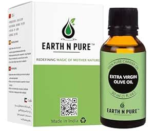 Earth N Pure Extra Virgin Olive Oil (Jaitun Oil) Cold Pressed, Natural ...