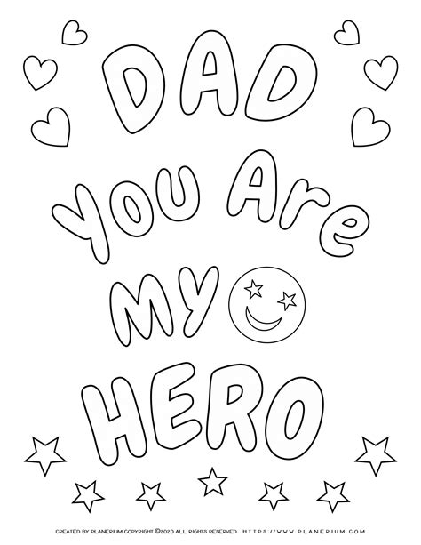 Super Dad Coloring Coloring Pages