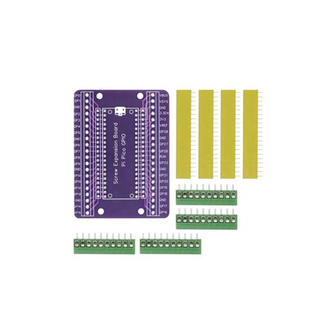 Raspberry Pi Pico Expansion Board Screw Terminal GPIO Interface
