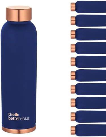 The Better Home Copper Water Bottle 1 Litre(100Pcs) BPA Free Leak Proof ...