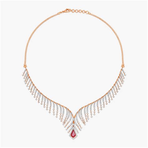 Luminous Beacon Natural diamond Necklace Set