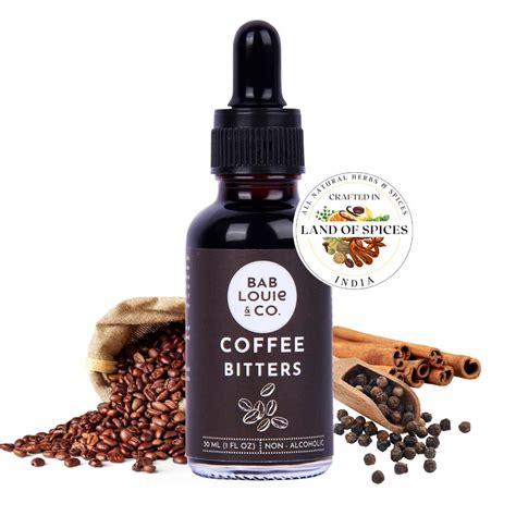 Bablouie's Coffee Bitters 30 ml for Cocktails & Mocktails – Bablouie and Co