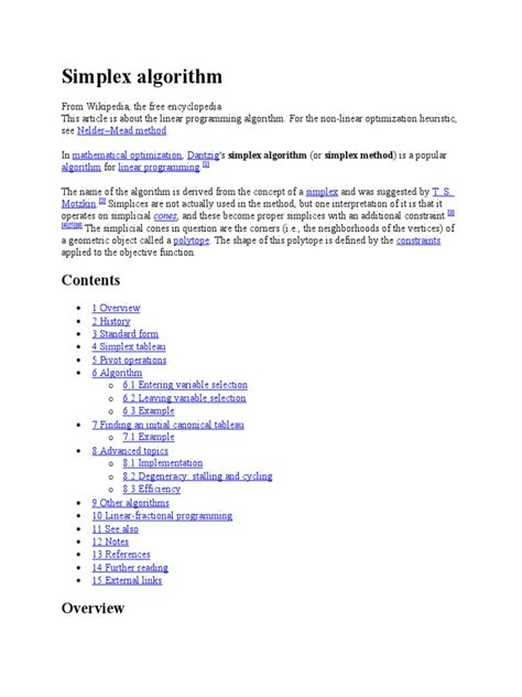 Simplex algorithm Mathematics 的图像结果