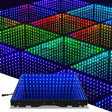 Bonvenon Dance Floor Stage Lights Tempered (8 * 8ft) Glass with Flight ...