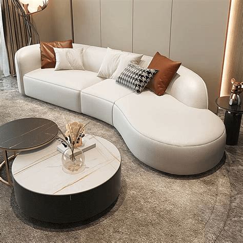 Curved Sectional Sofa 的图像结果