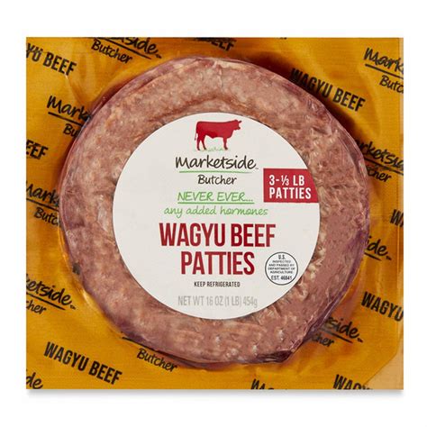 Marketside Butcher Wagyu Beef Patties (1 lb) Delivery or Pickup Near Me ...
