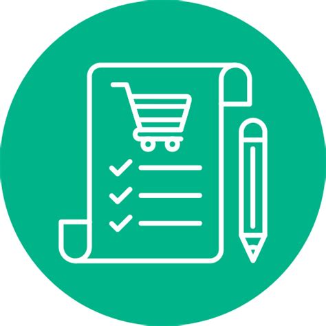 Shopping list - Free commerce and shopping icons