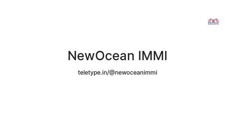 NewOcean IMMI — Teletype