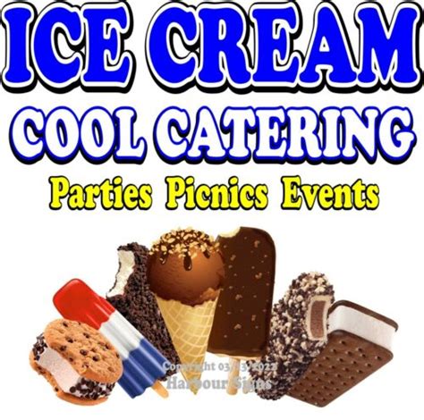 Ice Cream DECAL (Choose Your Size) Concession Food | Ubuy India