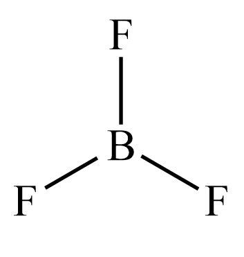 Identify the electronic and molecular geometries for the BF3 molecule ...