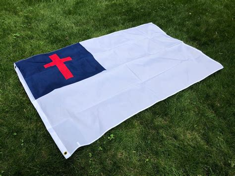 Blue Flag White Cross