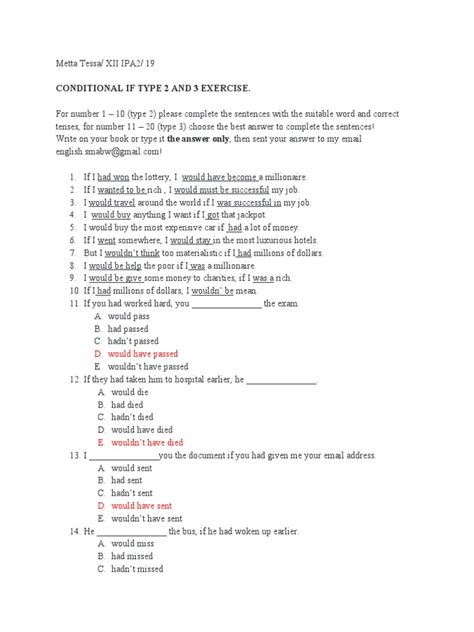 Image result for Exercise On If Conditional Type2