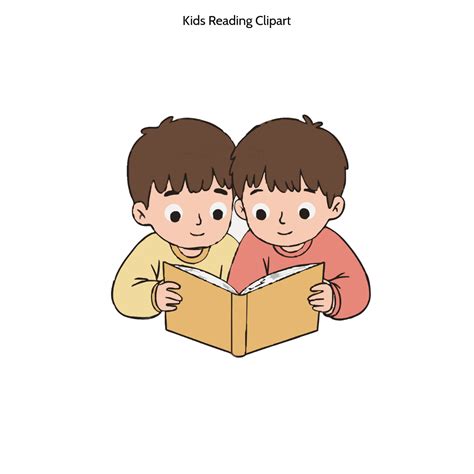 Free Kids Reading Clipart Template to Edit Online