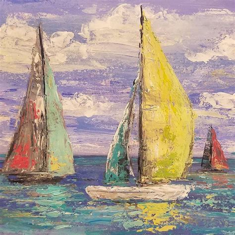Acrylic Painting Sailing Boat Tutorials 的图像结果