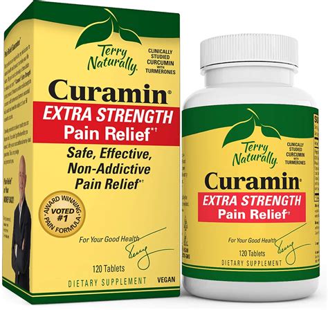 Amazon.com: Terry Naturally Curamin Extra Strength - 120 Vegan Tablets ...