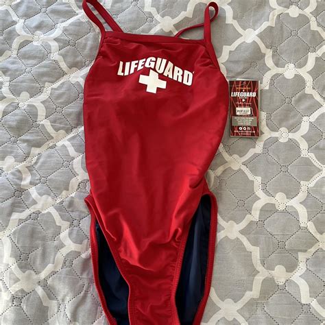 Lifeguard Active Lycra Xtra Lite One Piece Swimsuit... - Depop
