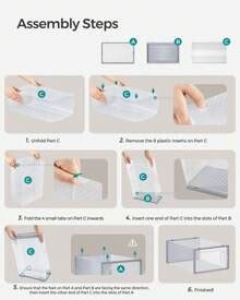 Shoe Boxes, Pack Of 12 Shoe Storage Organizers, Stackable Clear Plastic ...