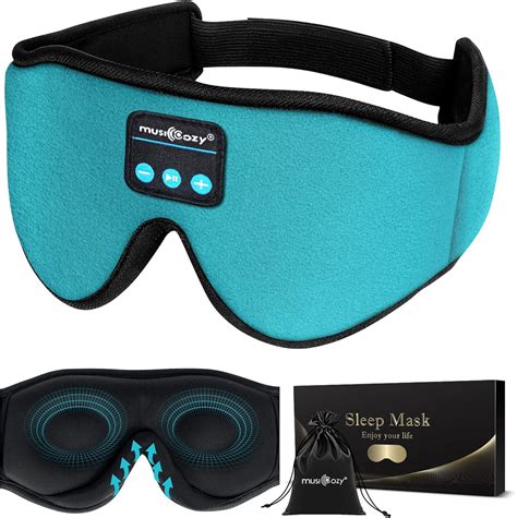 Buy MUSICOZY Sleep Headphones 3D Bluetooth 5.2 Headband Sleep Mask ...
