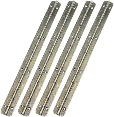 MY MIRONEY 7.87" x 0.67" Antique Bronze Hinges Metal Piano Hinge Long ...