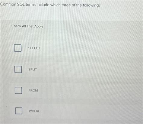 Image result for SQL Terms