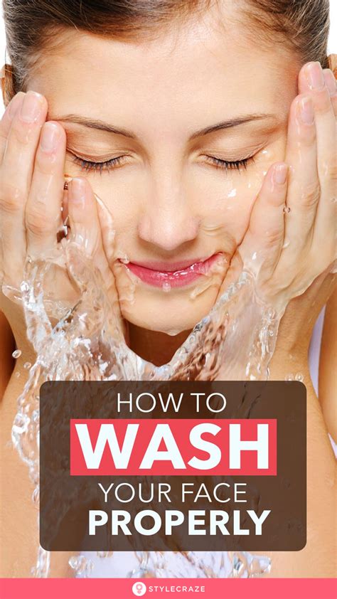 How To Wash Your Face Correctly? | Wash your face, Face washing routine, Beauty hacks that ...