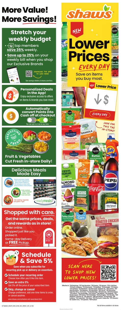 Shaws Weekly Ad(7/25/25 - 7/31/25) Preview - WeeklyAdHub