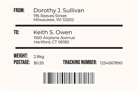 Shipping Label Template 的图像结果