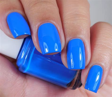 neon blue nail polish