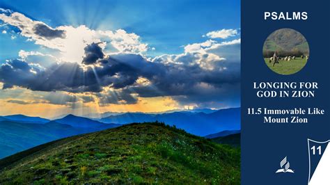 Lesson 11.Longing for God in Zion | 11.5 Safety and Peace of Zion ...